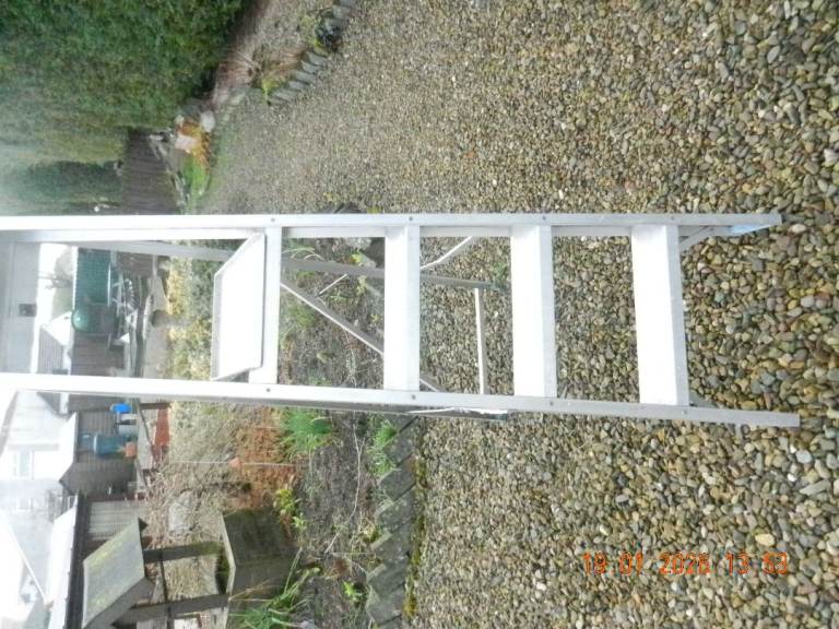 A Pair of Heavy Duty  Aluminium Steps.  But Not Heavy.