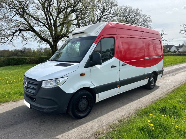 MERCEDES SPRINTER 314 MWB DIESEL 2018 68-REG FRIDGE FREEZER VAN **1 YEARS MOT** DRIVES EXCELLENT