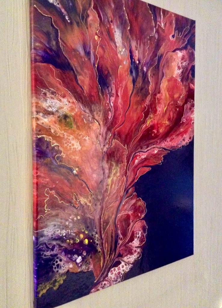 image for Energetic original acrylic painting,  abstract artwork 