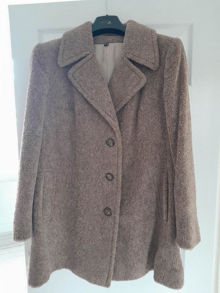 Listerllama MENUETTO Pure Alpaca Pile Coat – Size 44, Good Condition