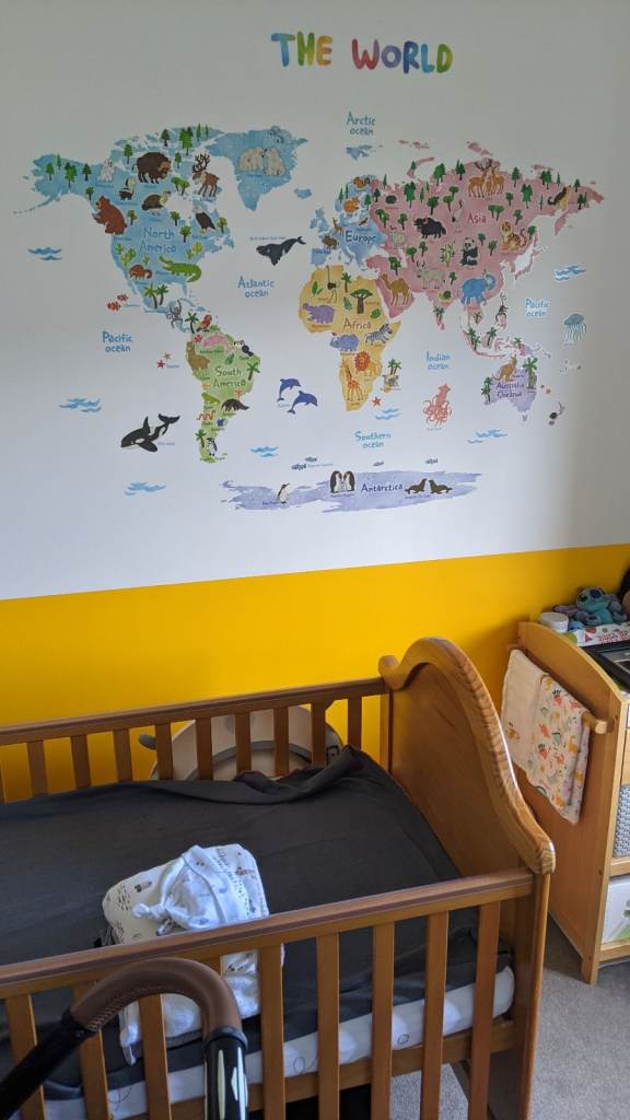 Cot bed with mattress 