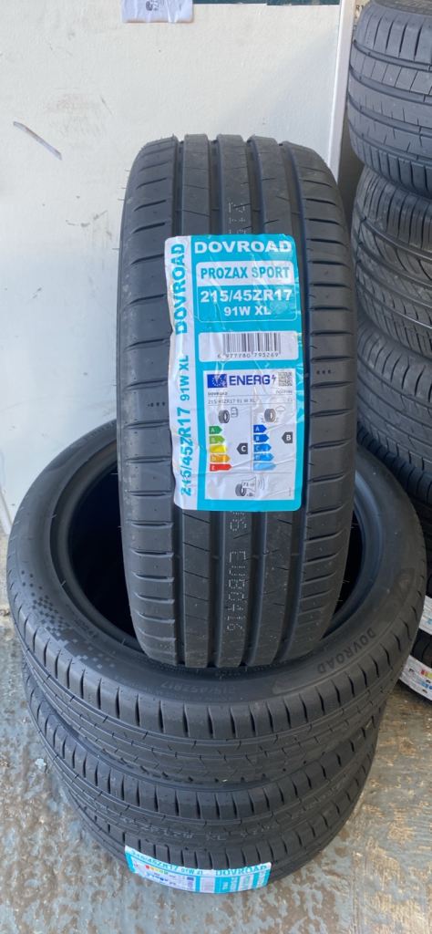 2 X 215/45/17 Doveroad Tyres Brand new Fitting included 