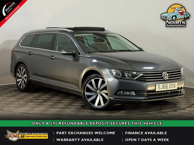 2016 66 VOLKSWAGEN PASSAT GT 2.0 TDI DIESEL 5 DOOR ESTATE 2 PREVIOUS OWNERS