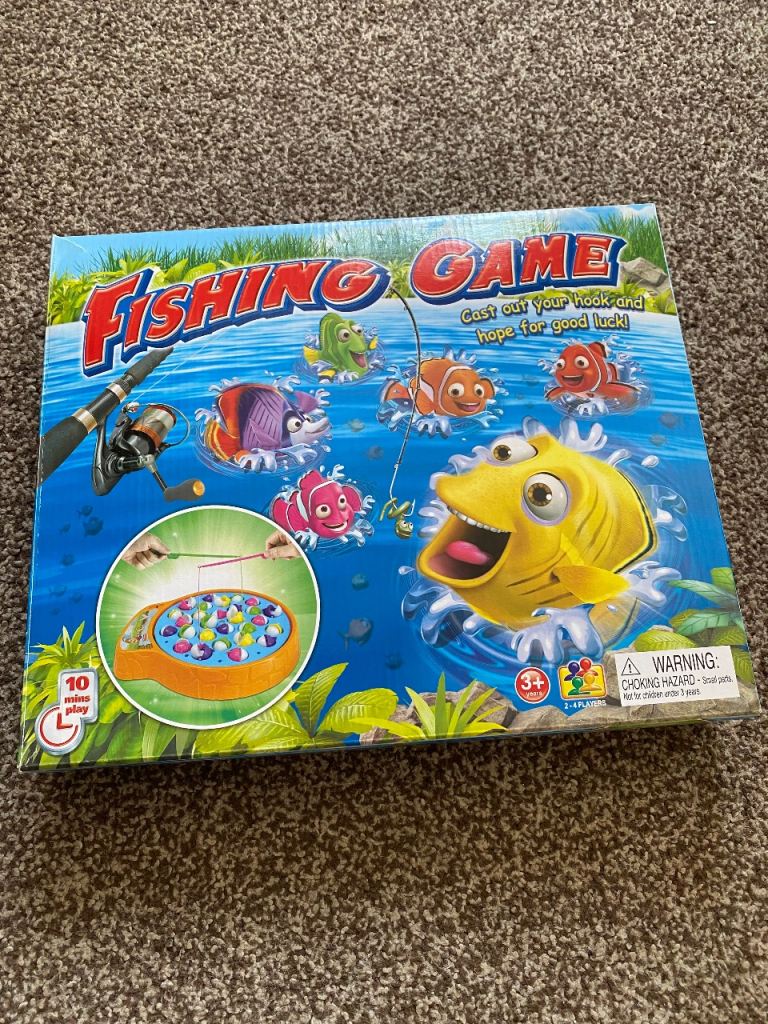 Kids Board Games Bundle - Line Up 4, Snakes & Ladders, Fishing Game ...
