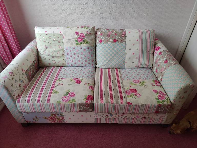 Cath Kidston style sofa bed 