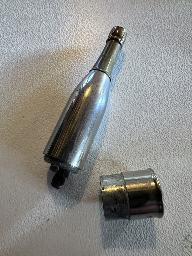 Silver Champagne Lighter Celebration Gift 