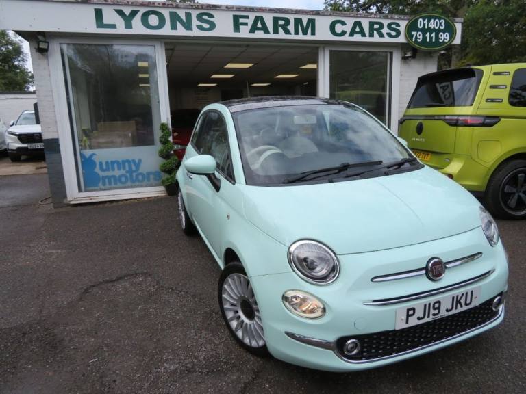 2019 19 FIAT 500 1.2 LOUNGE HATCHBACK 3DR PETROL MANUAL EURO 6 (S/S) (69 BHP)