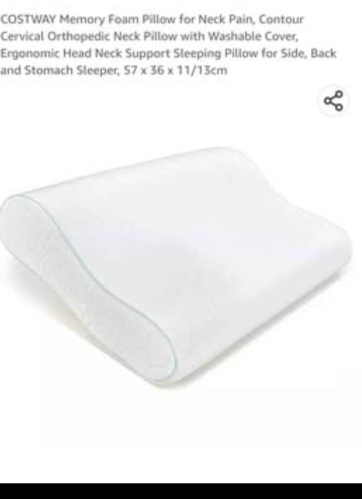 COSTWAY Memory Foam Pillow