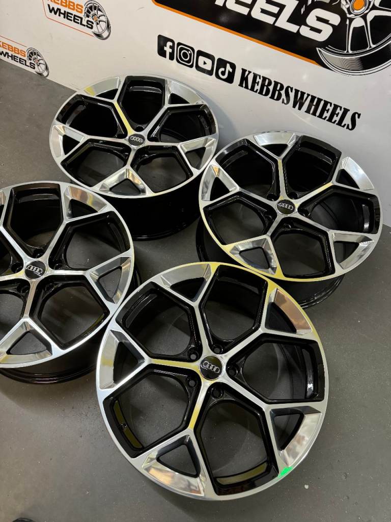 19" AUDI 2023 RS6 STYLE ALLOY WHEELS A3 A4 A6 A7 A8 S3 S4 S6 S7 S8 RS3 RS4 Q2 Q3 Q5 VW