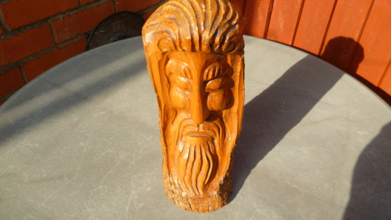 Vintage Retro Jesus Wooden Statue | Good Condition