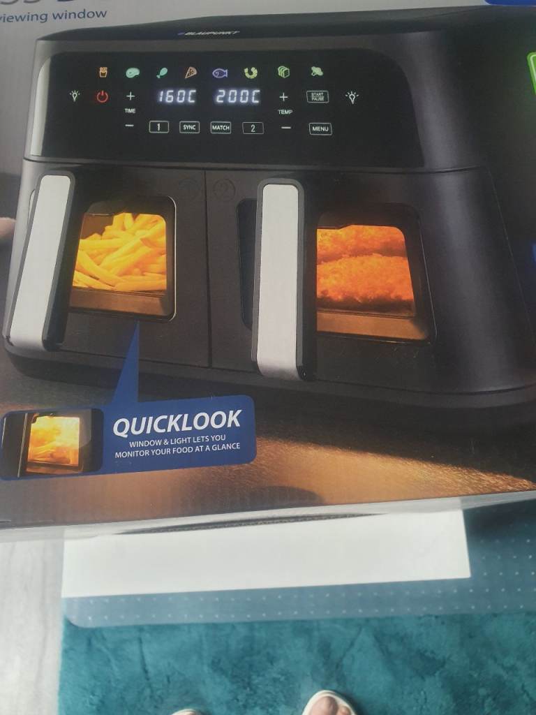 Express dual air fryer double 
