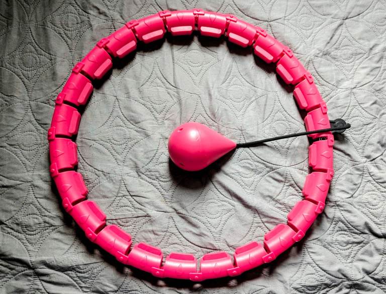 Weighted fitness holahoop 