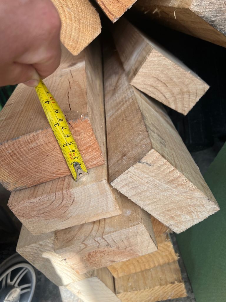 Untreated Timber Posts and Planks – Various Sizes