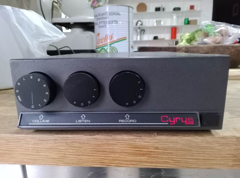 Legendary Cyrus One hifi amplifier, fully working, boxed VGC