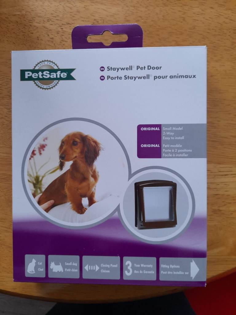 Staywell Pet Door - brand new - Brown Size S