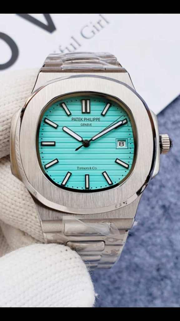 Patek Philippe Nautilus  5711/1A-018. Tiffany Blue Dial, Stainless Steel, fully Automatic Movement