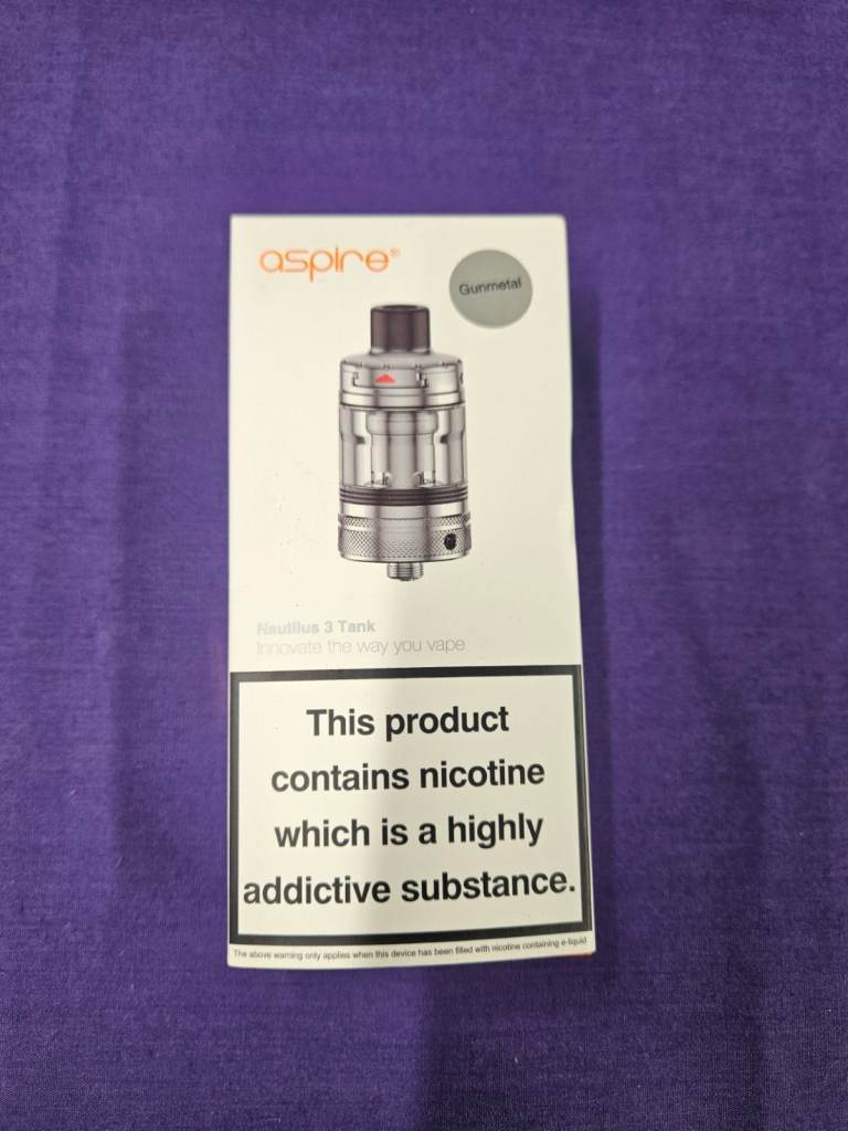 Aspire Nautilus 3 Gunmetal Grey Vape Tank