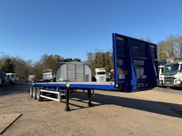 40ft Montracon Tri Axle Flatbed Trl Twist Locks, BPW Axles, Drum Brakes