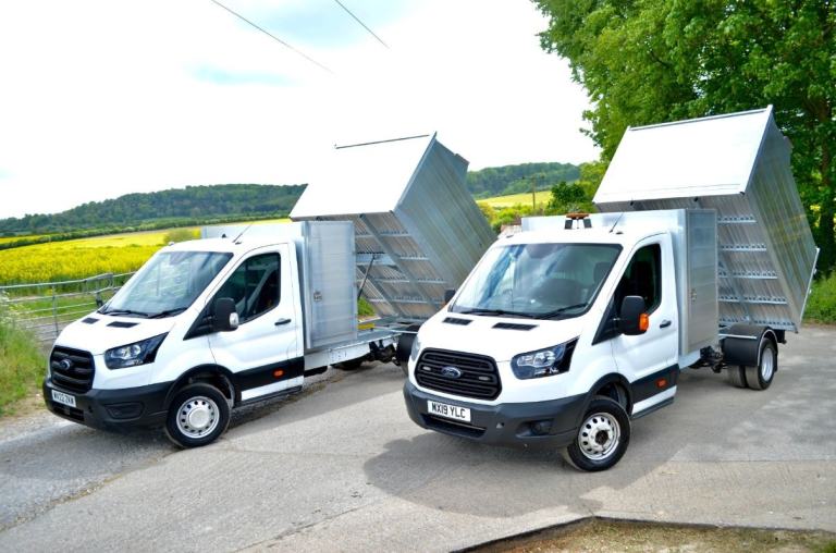 FORD TRANSIT 2.0 350 EcoBlue LWB ARBORIST TIPPER TOOL POD 2018