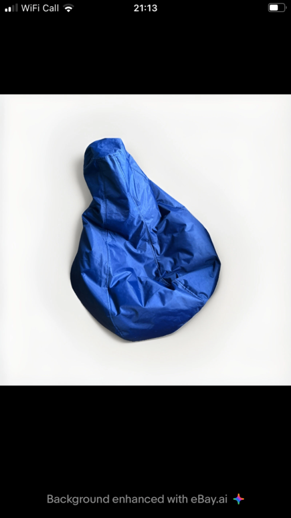 John Lewis Beanbag Dark Blue