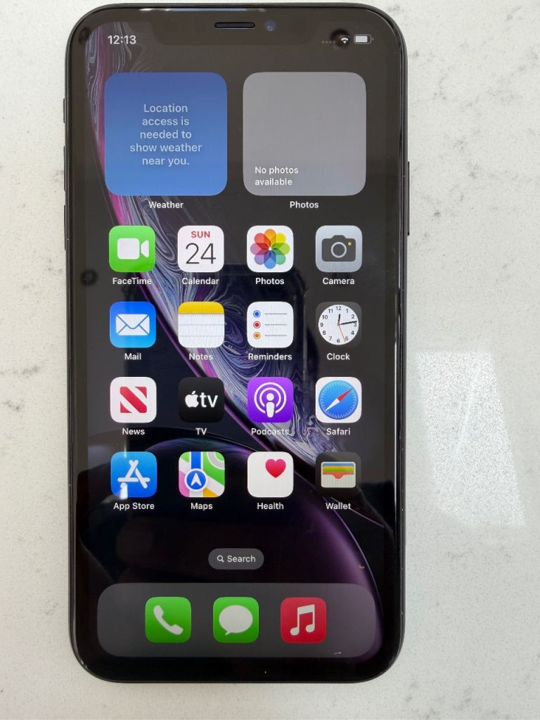 iPhone XR black excellent condition best on here like 11 