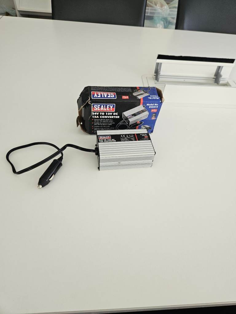 Sealey 24V to 12V DC 15A Converter - As Good As New