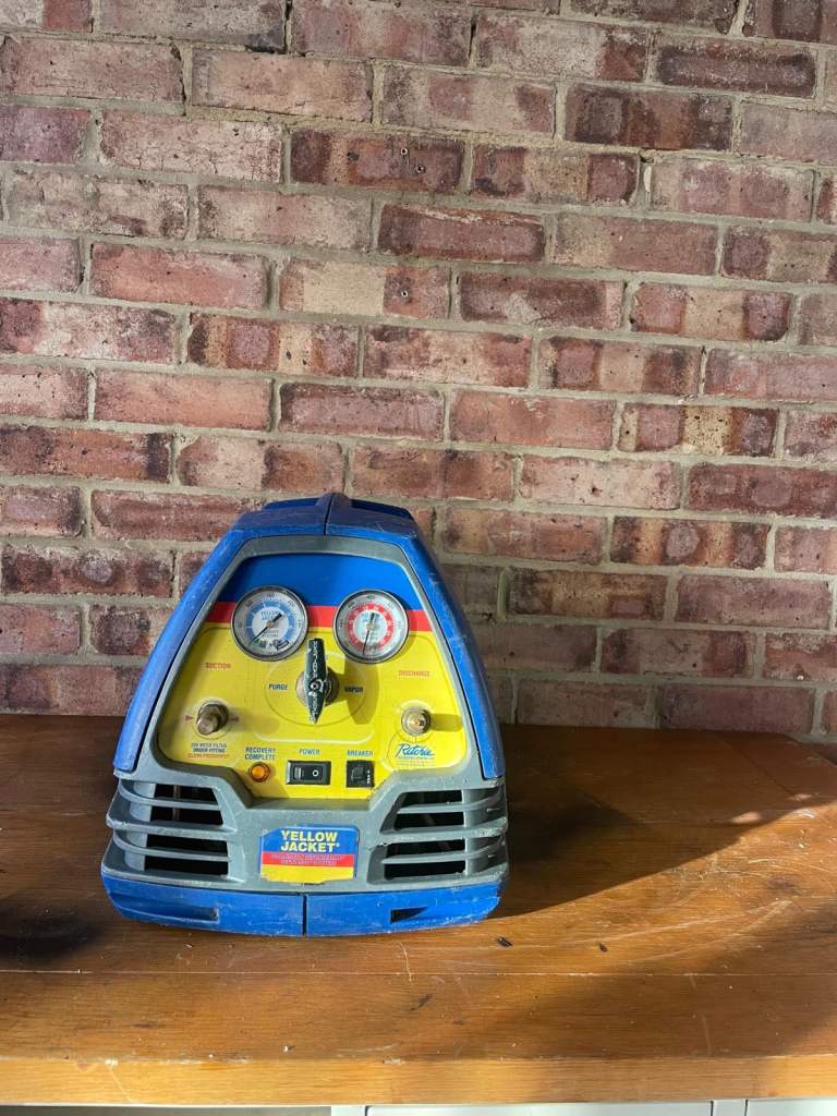 HVAC recovery reclaim machine refrigeration 