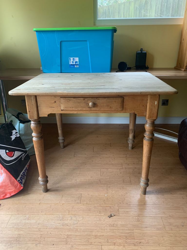 Wooden Dining Table Desk Storage