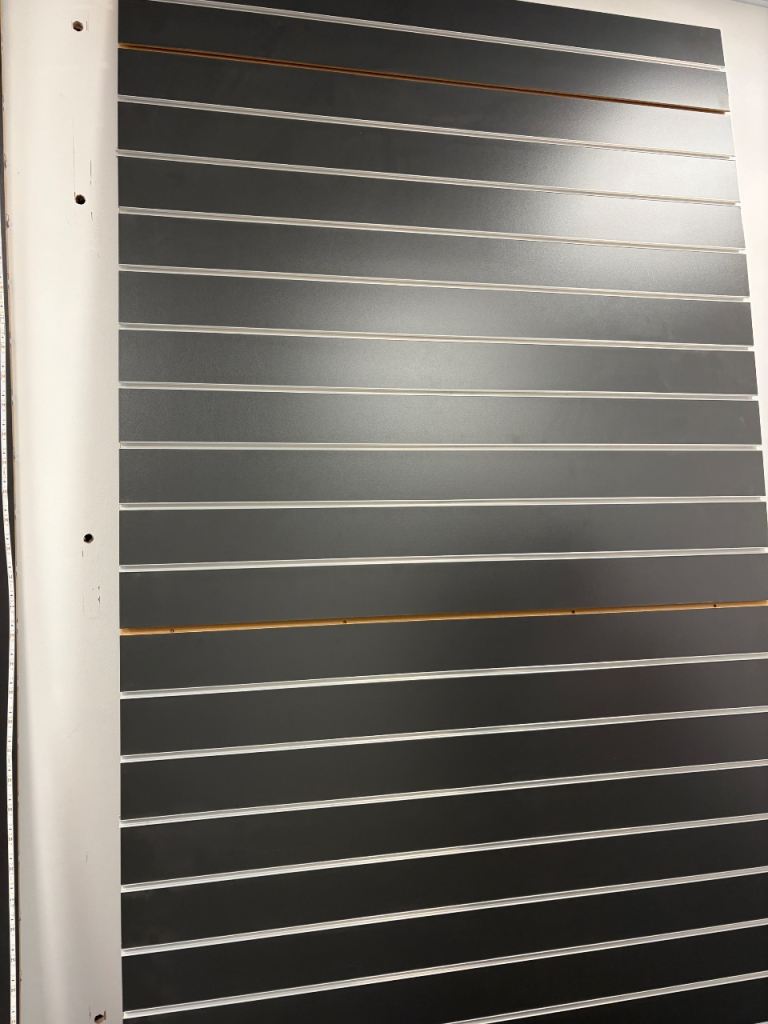 Shop fixture- 3 sheets slatboard  