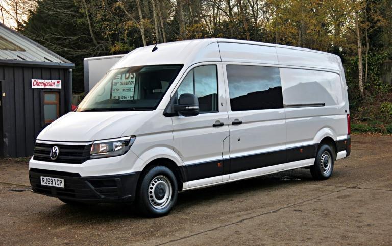 VOLKSWAGEN CRAFTER 140HP AIRCON TRENDLINE LWB NO VAT HIGH ROOF White Manual Die