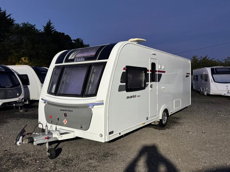 2019 ELDDIS AVANTE 554 4 BERTH FIXED ISLAND BED END WASHROOM MOTOR MOVER 