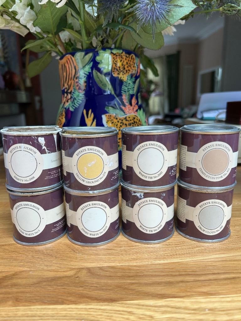 Farrow and ball tester paint pots variety