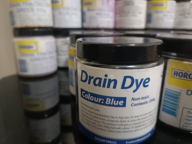 Leaking Pipe Tracer Dyes