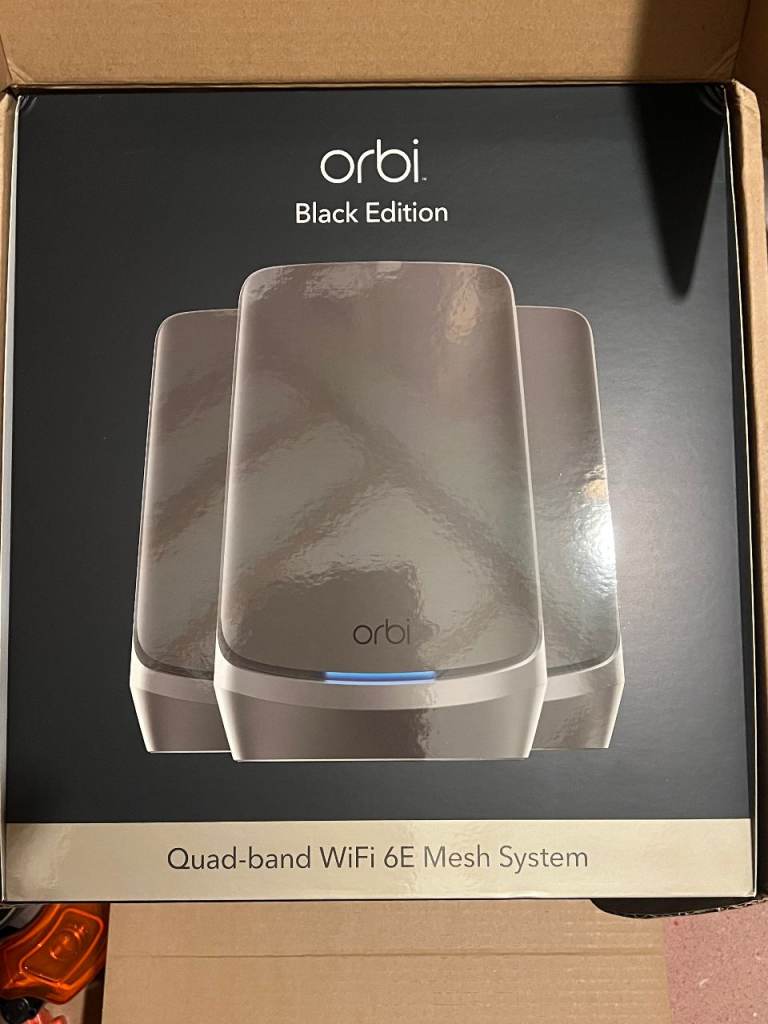 Netgear RBKE963B wifi 6E 1 Router & 2 Satellites