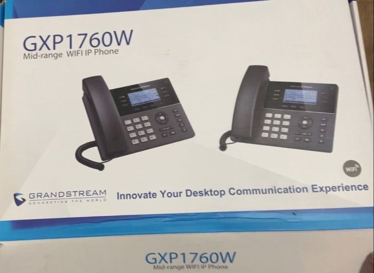 NEW Grandstream GXP1760W Mid-range WiFi IP Phone