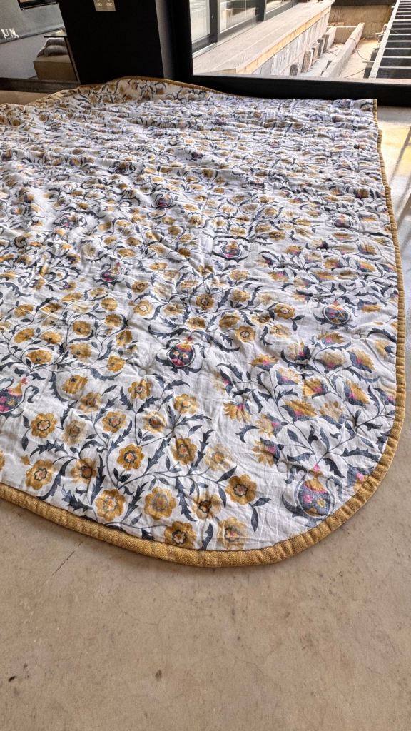 Padded Bedspread for Double Bed. From a Pet and Child Free Home