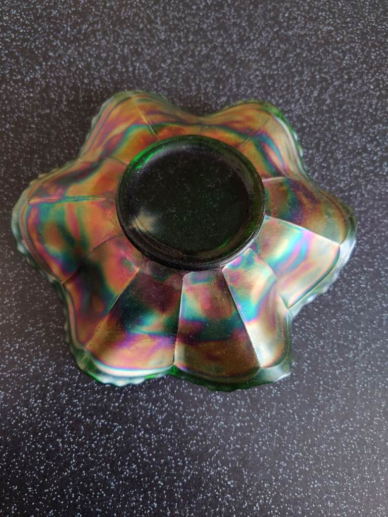 Vintage Fenton carnival glass bowl 