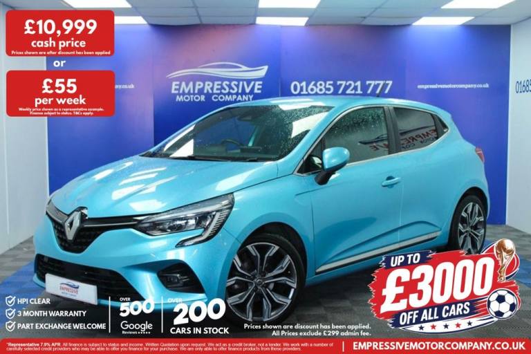 2020 20 RENAULT CLIO 1.0 TCE S EDITION HATCHBACK 5DR PETROL MANUAL EURO 6 (S/S)