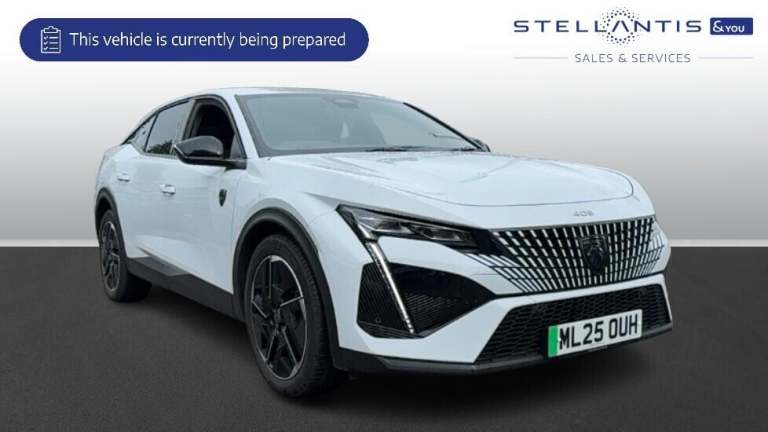 2025 Peugeot 408 58kWh GT Fastback 5dr Electric Auto (210 ps) Hatchback Electric Automatic
