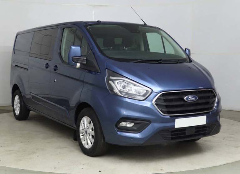 2019 FORD TRANSIT CUSTOM Limited 320 L2 LWB 6 Seat Crew Van TDCi Auto FSH&Belt