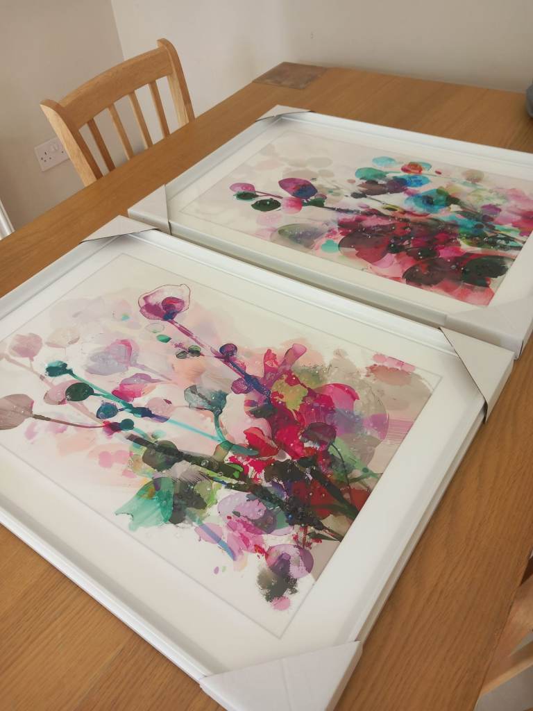 Framed Wall Art x2