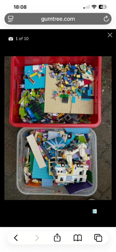 2 x boxes of Lego 