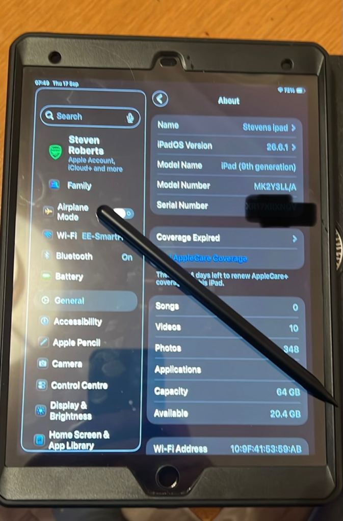 2021 Apple iPad (10.2-inch, Wi-Fi, 64GB) 