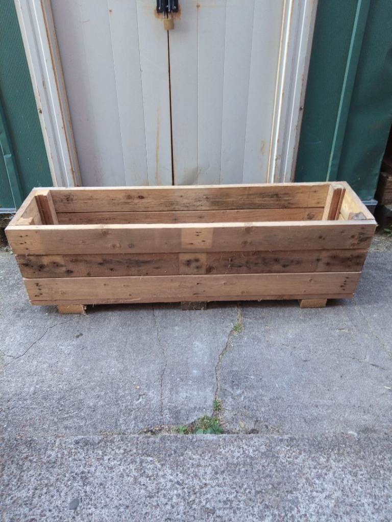 Handmade wooden planter 