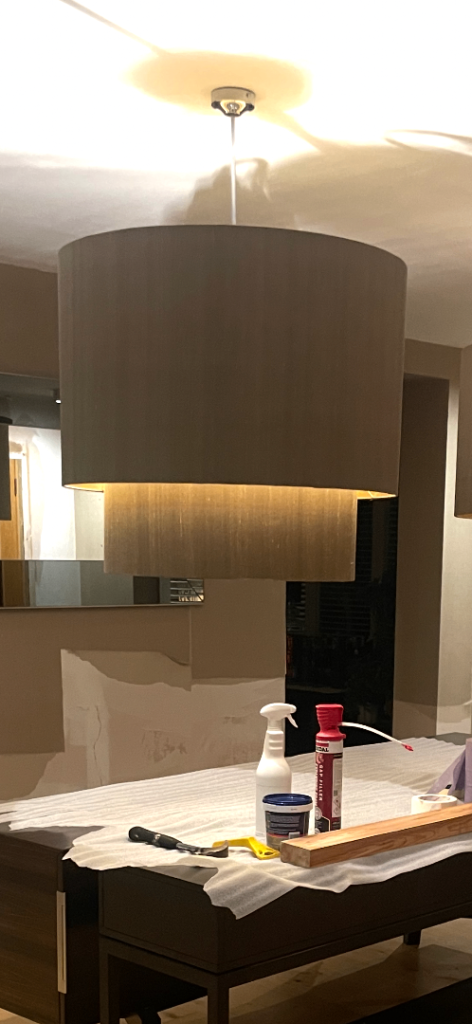 Ceiling lampshades very large 