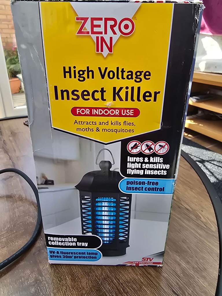 Zero In High Voltage Insect Killer - New, Boxed