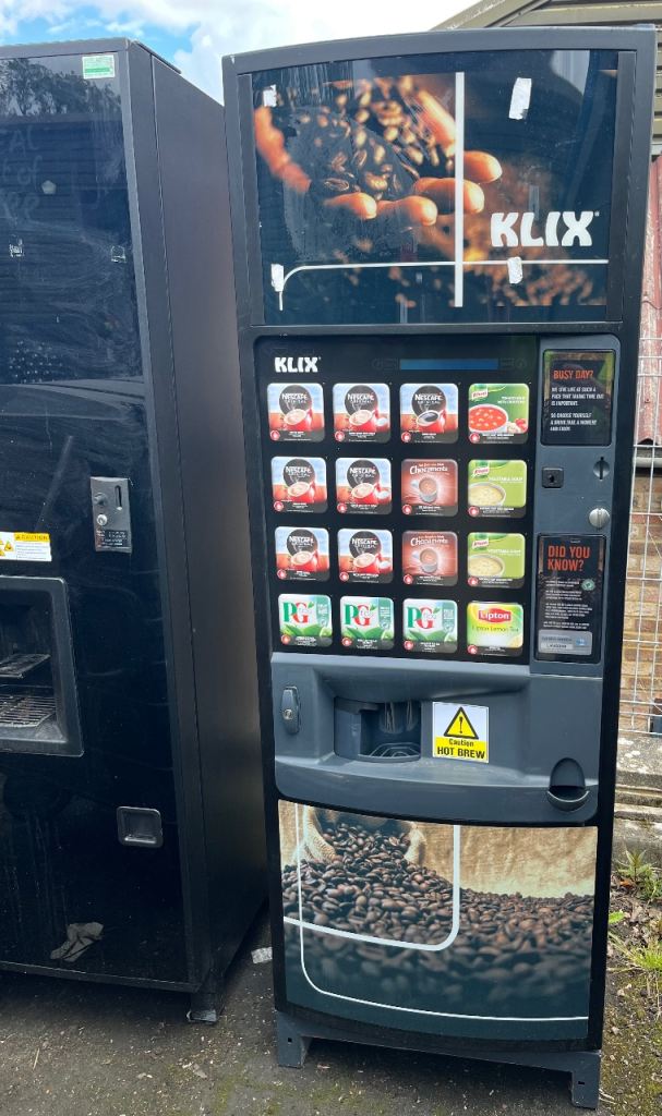 2x coffee vending machines 
