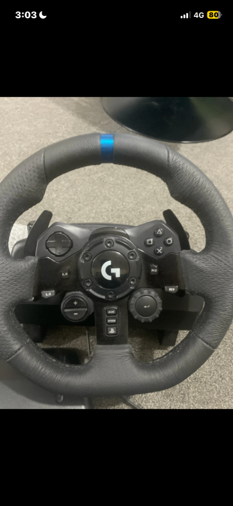 Logitech G923Driving Force Wheel & Pedal Set – Like New Condition