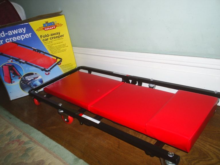 NEW King Craft Fold-Away Car Creeper. For Garage, Motor Workshop or Home