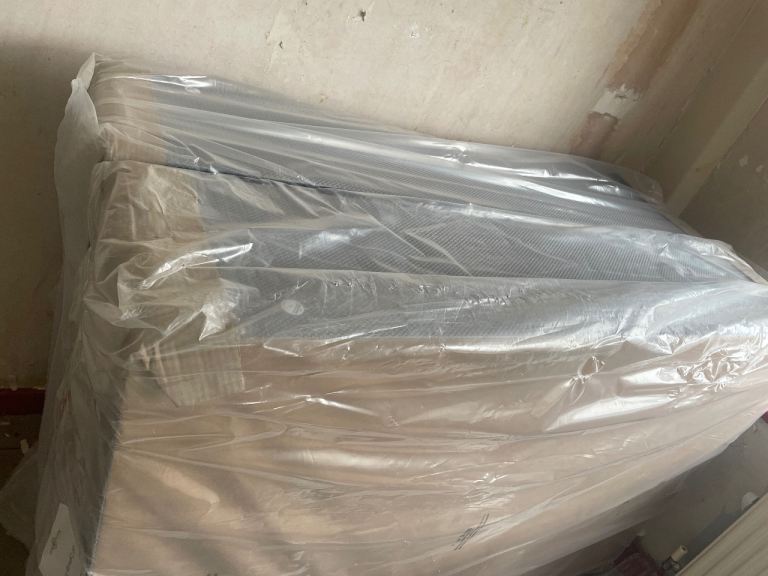 Double bed base plus mattress (New)